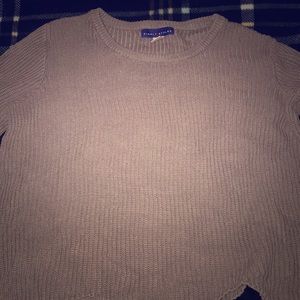 New oversized crop top sweater